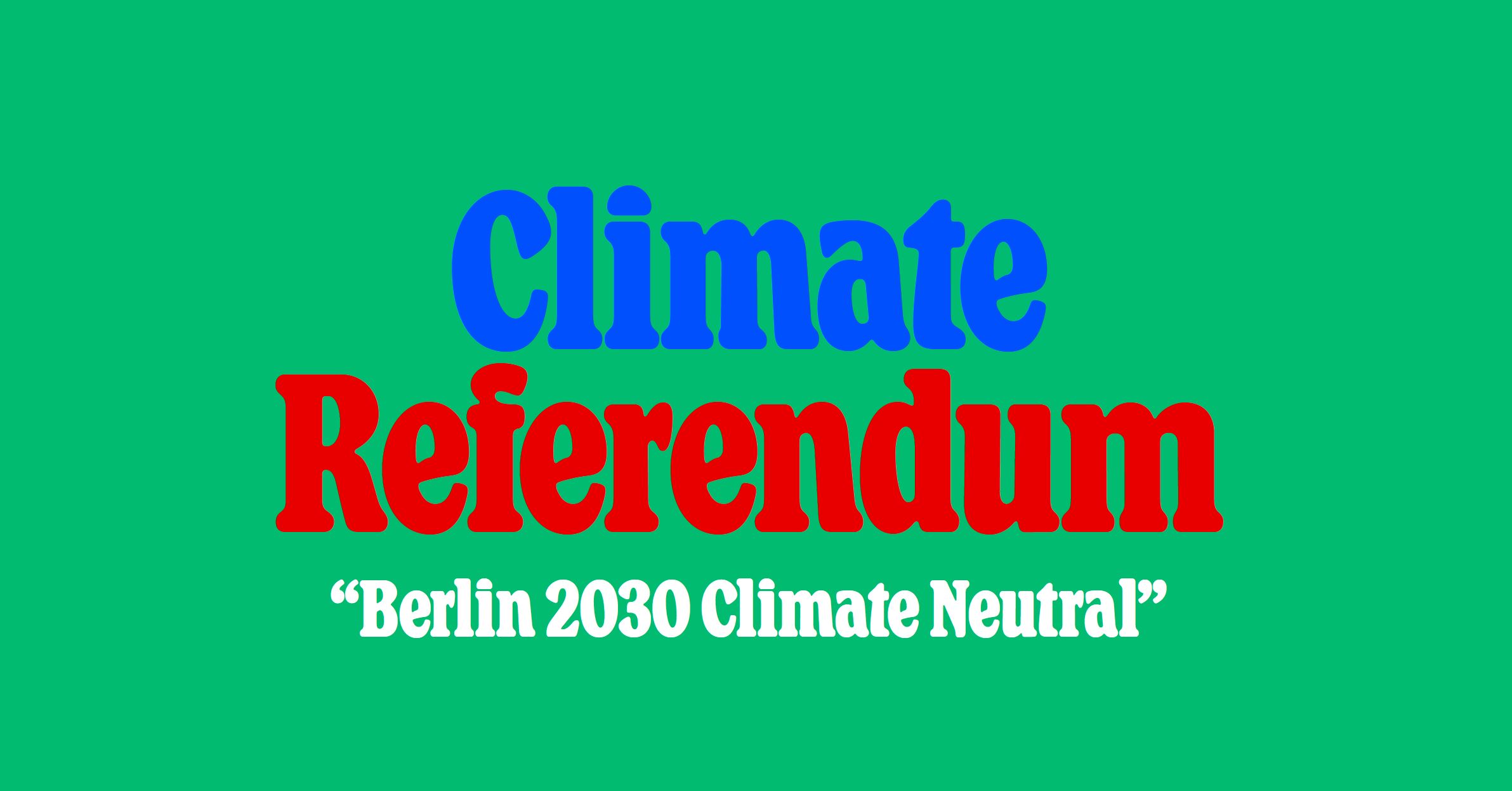 Q&A German capital Berlin votes whether to make city climate neutral
