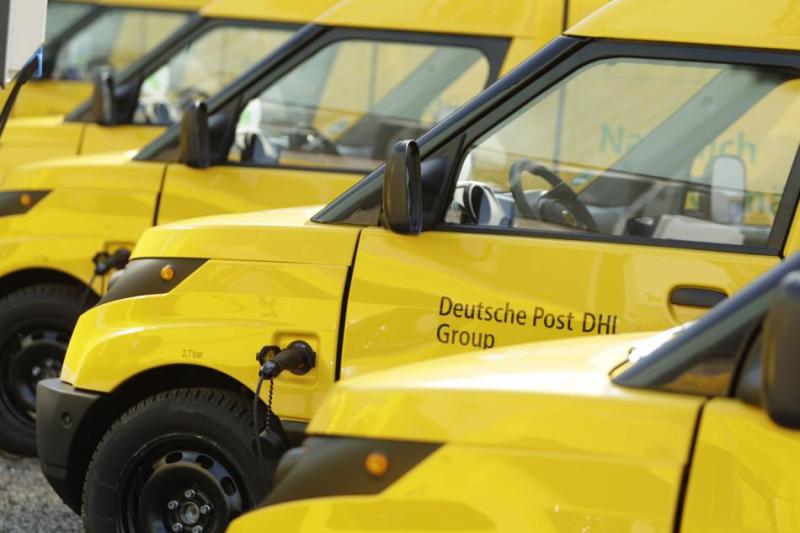 Electric vehicles are becoming popular for urban deliveries – famously, the German postal service’s Streetscooter. Source - Deutsche Post DHL Group.
