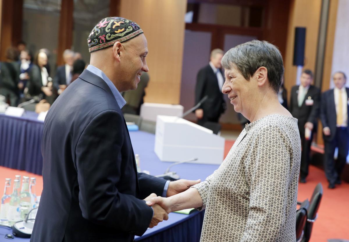 Argentina's environment minister Sergio Bergman and German environment minister Barbara Hendricks. Photo: BMUB/Thomas Koehler.