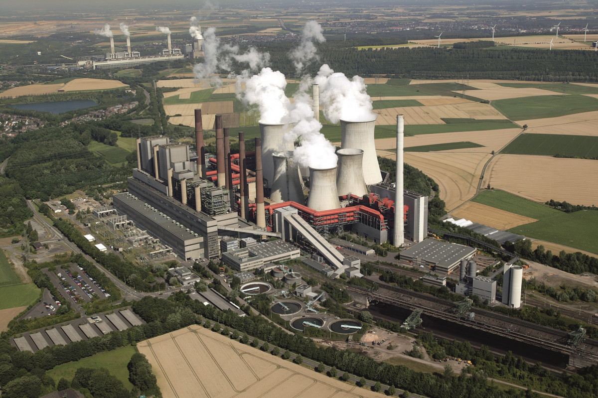 Lignite-fired power station Neurath in the German state of North-Rhine Westphalia, Germany. Photo: RWE.