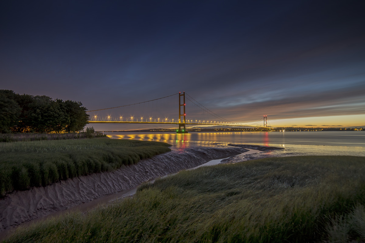 A project between Teesside and the Humber is one of two CCUS projects selected by the UK government to pioneer the new carbon infrastructure and generate new jobs. Photo: Humber Bridge, Adobe Stock. 