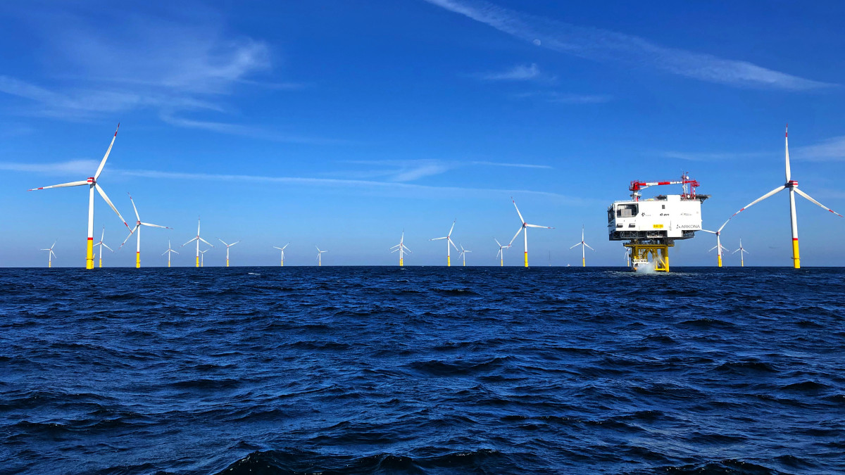 Arkona offshore wind farm in the Baltic Sea. Photo: Equinor