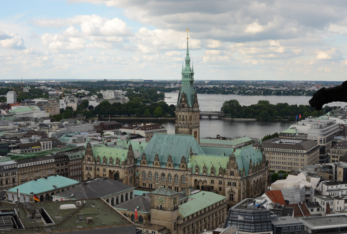 Hamburg City Hall, the seat of the city state's government. Photo: Arne Mohr. 