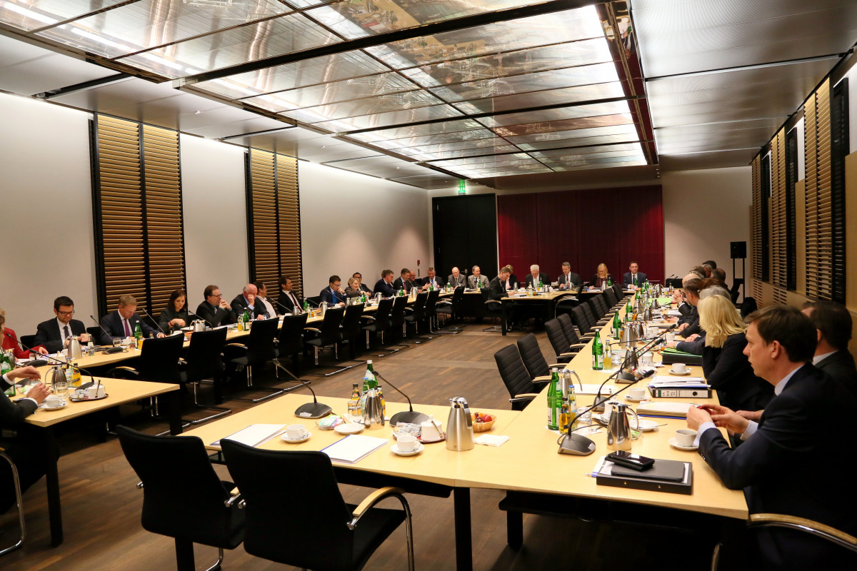 Photo shows German Mediation committee meeting in January 2019. Photo: Bundesrat/Frank Bräuer. 