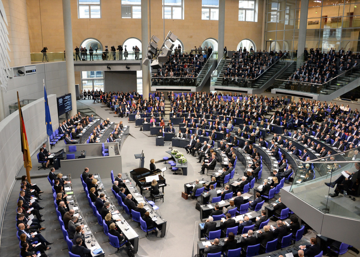 Germany's parliament, the Bundestag. Photo: Achim Melde / DBT