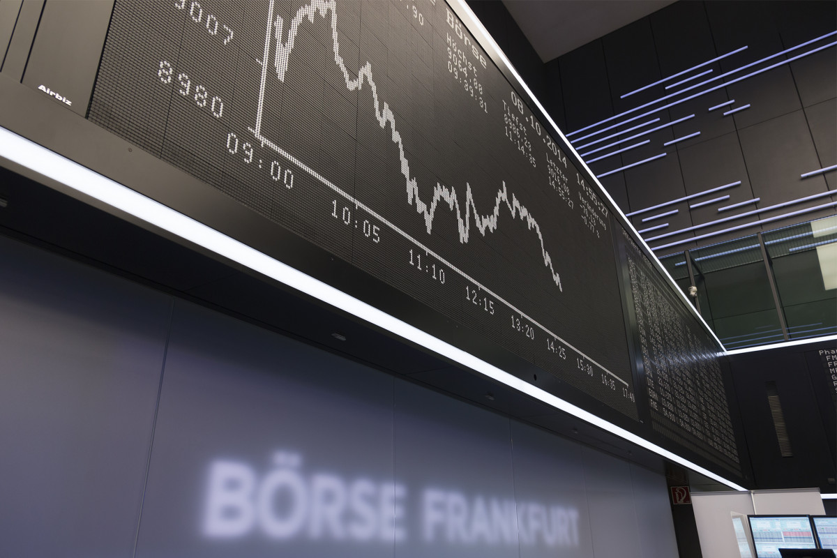 "People active in financial markets have started to realise that they face severe losses" - Germany's stock market index DAX at the Frankfurt exchange. Photo - Deutsche Börse AG