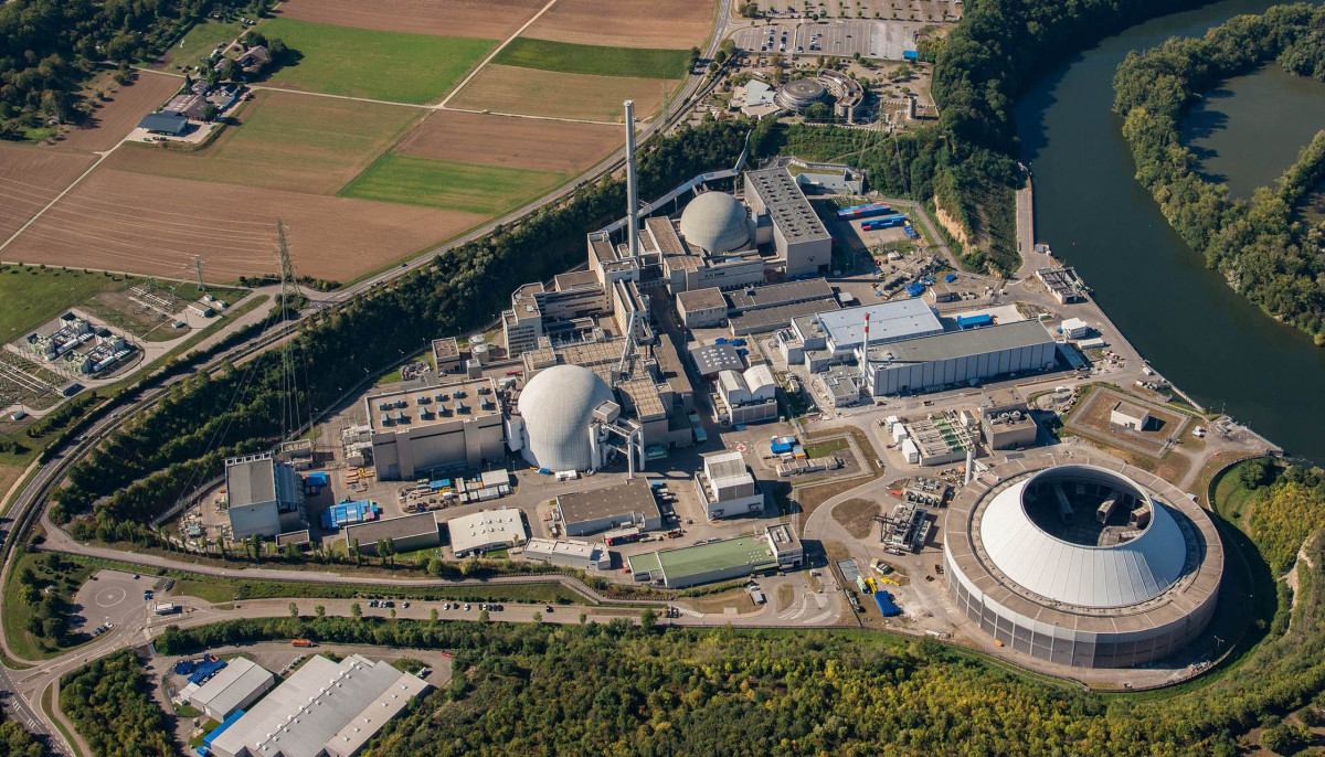 The Neckarwestheim plant in southern Germany is among the last reactors that are shut down in April 2023. Photo: EnBW