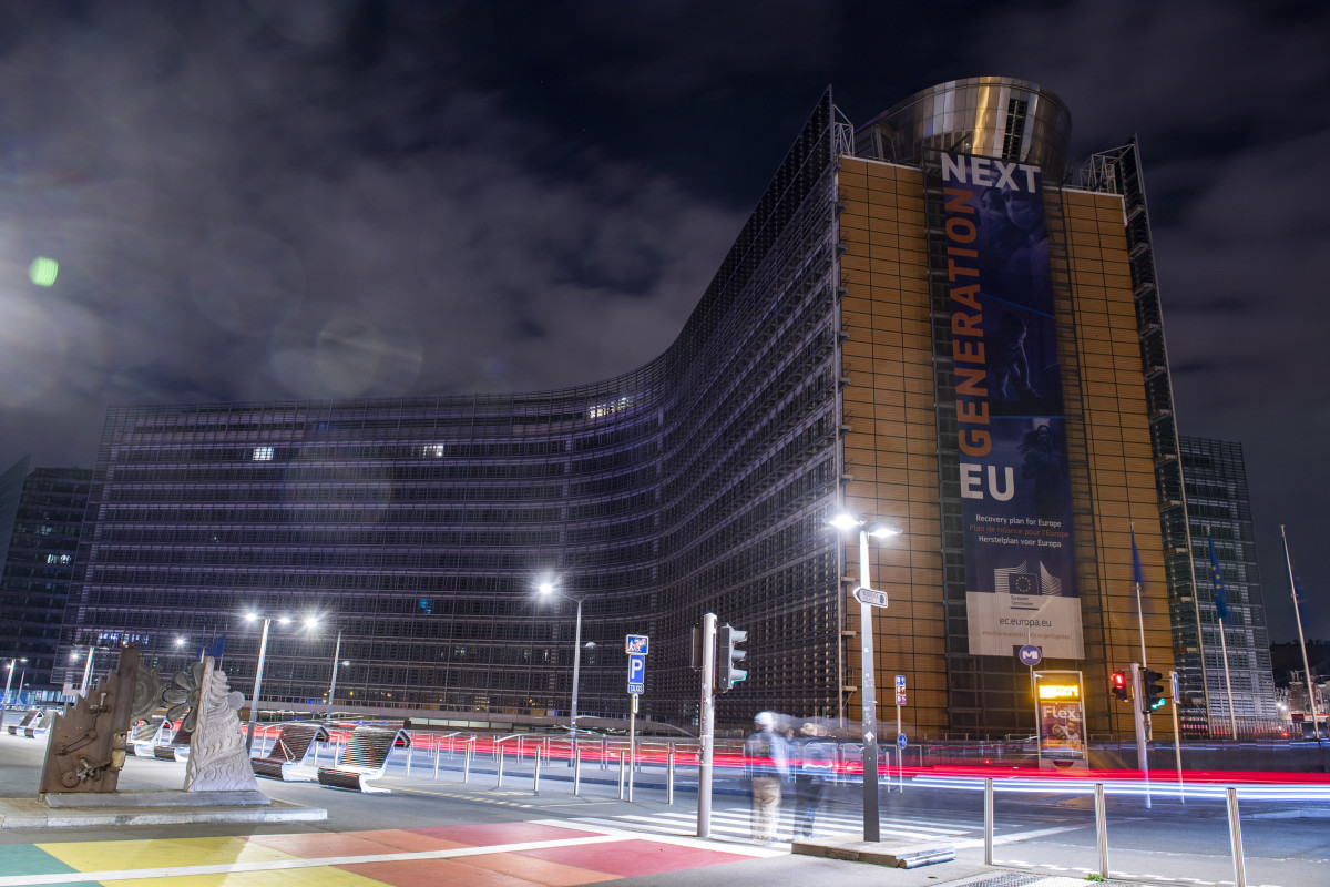 Photo shows EU Commission building berlaymont. Source: European Union. 