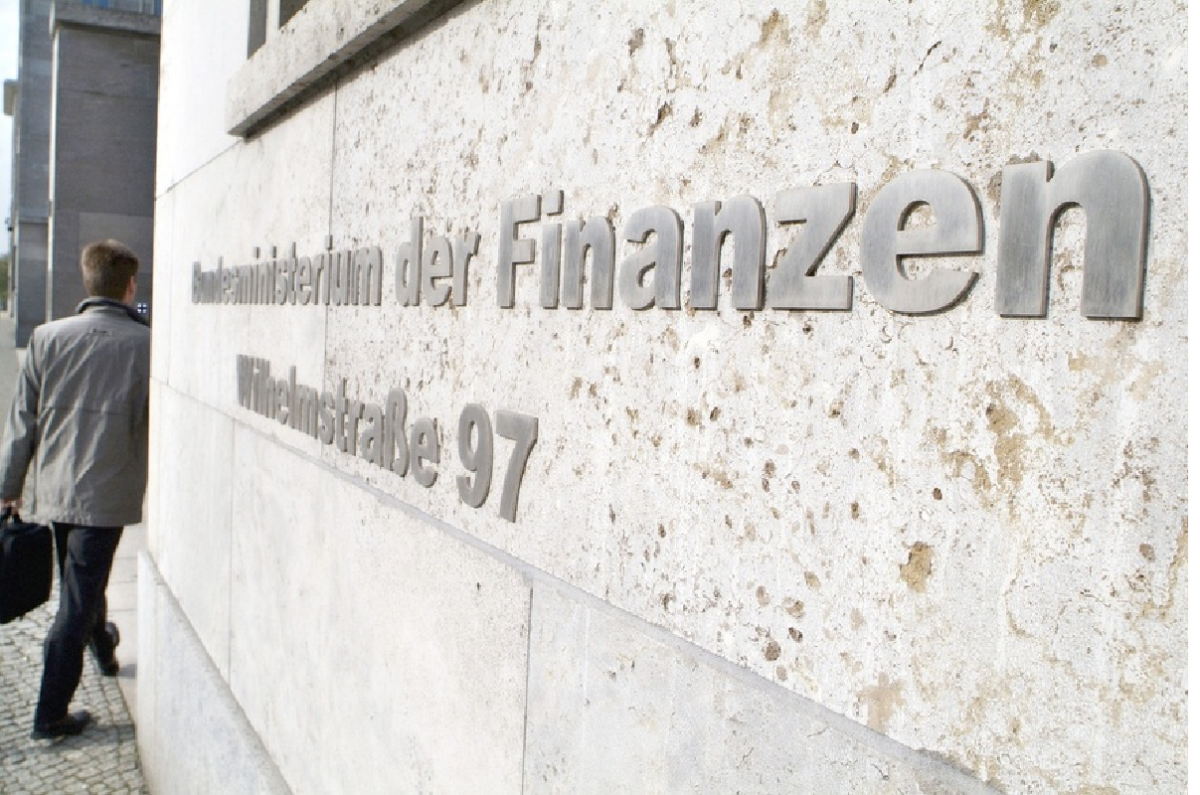 The entrance of Germany's finance ministry in Berlin. Photo: BMF / Hendel 