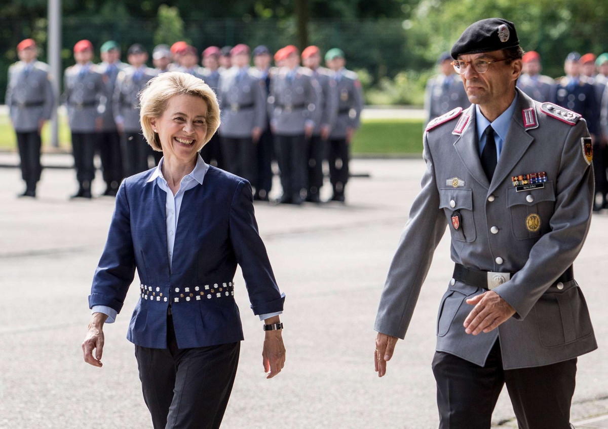 Defence minister Ursula von der Leyen in 2017. Photo - Federal Ministry of Defence 