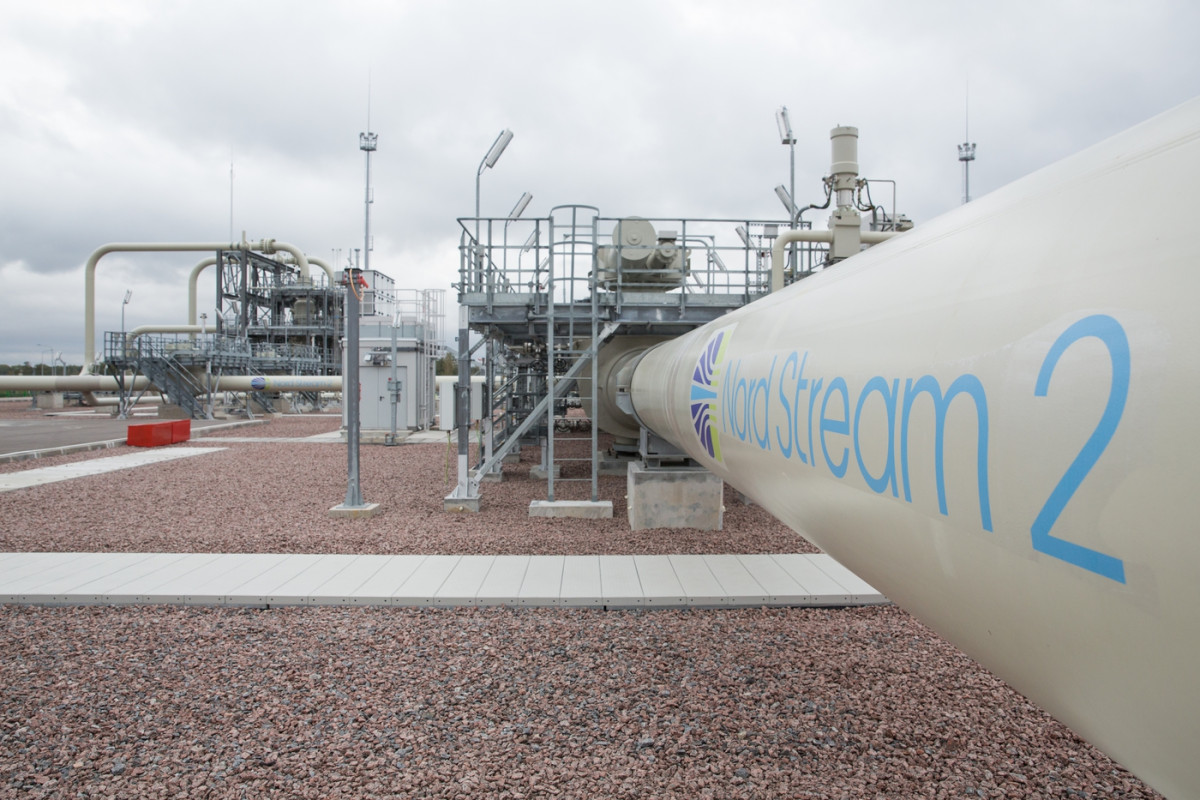 Phto shows landfall facilities in Russia of Nord Stream 2 pipeline. Photo: Nord Stream 2 AG. 