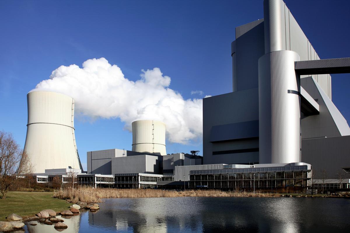 Photo shows Schwarze Pumpe lignite power station in eastern Germany. Photo - LEAG/Hertmut Rauhut.