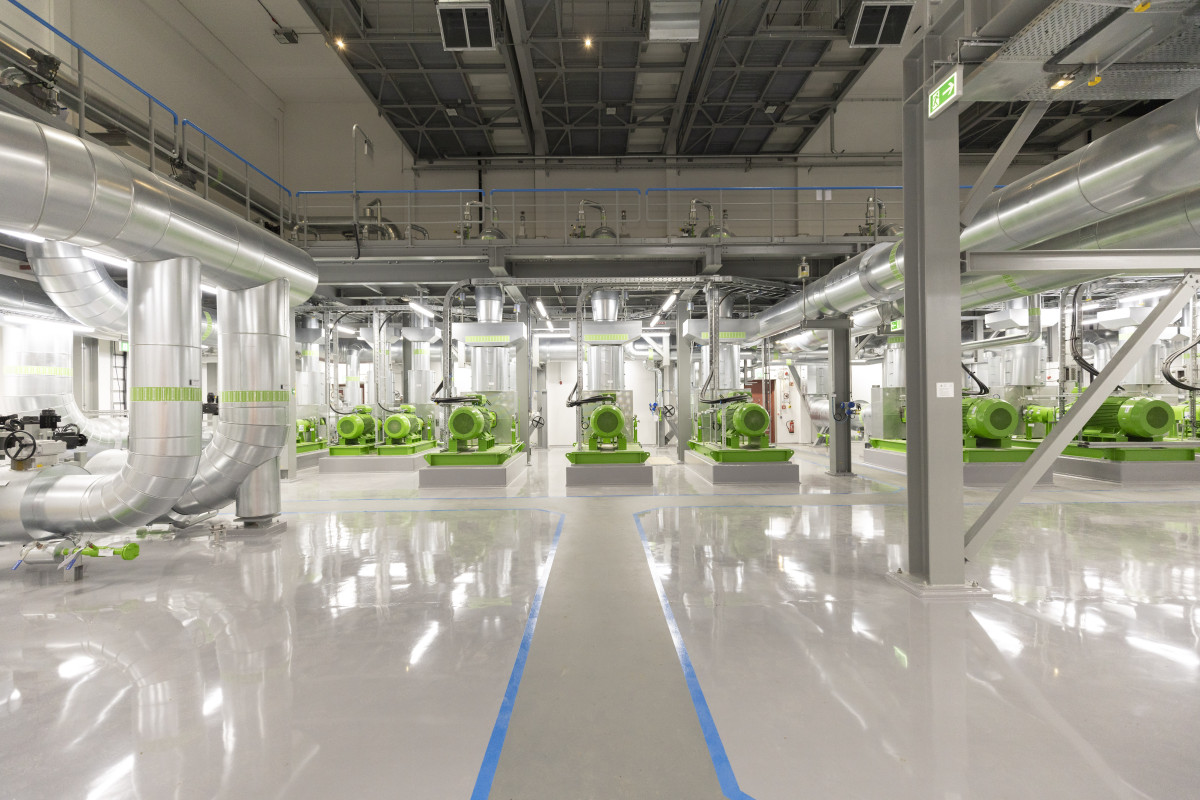Photo shows power and heat plant Heizkraftwerk Leipzig Süd in Germany. Photo: Leipziger Gruppe. 