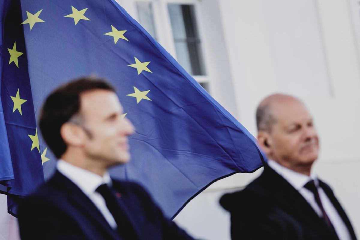 Macron (left) and Scholz are under pressure to make the EU Green Deal a success. Photo: Bundesregierung / Gaertner 