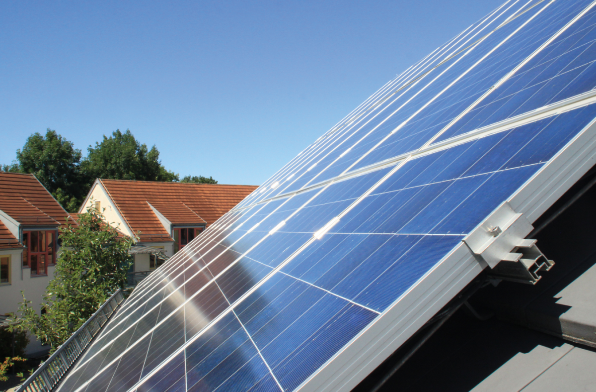 Rooftop solar panel. Photo: Naturstrom AG.