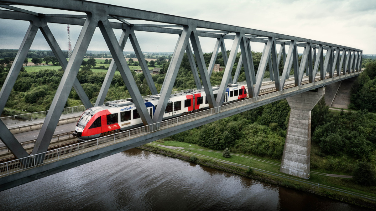 Photo of a regional train in Germany. Photo: Nordbahn. 