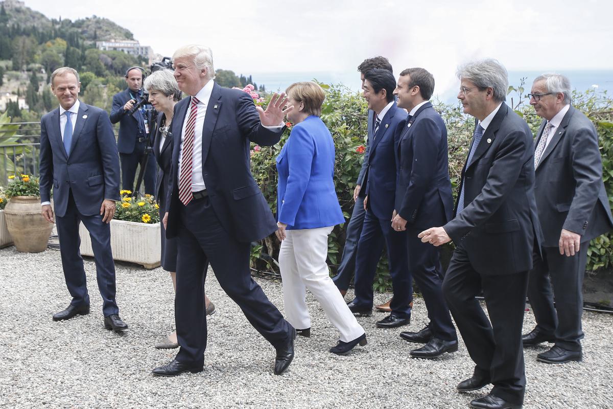 US President Donald Trump at the G7 summit in Italy. Photo: EU Council