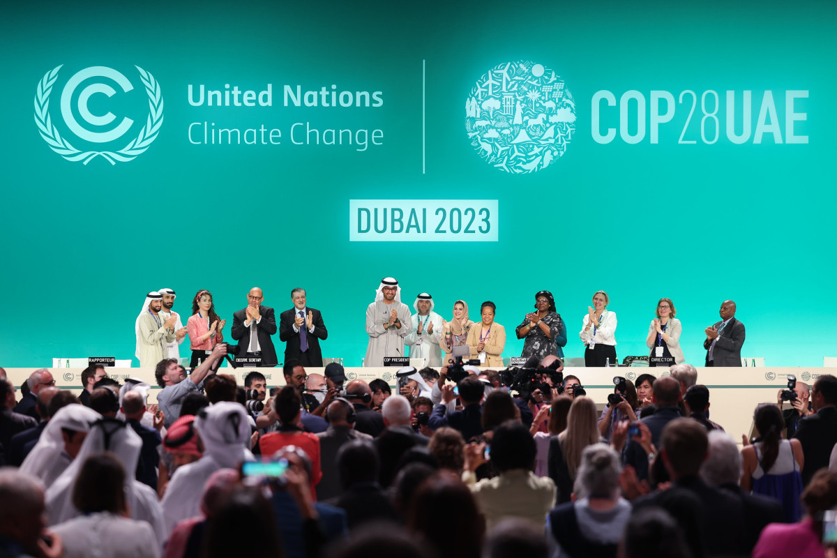 Closing plenary of COP28 in Dubai. Photo: UN Climate Change.