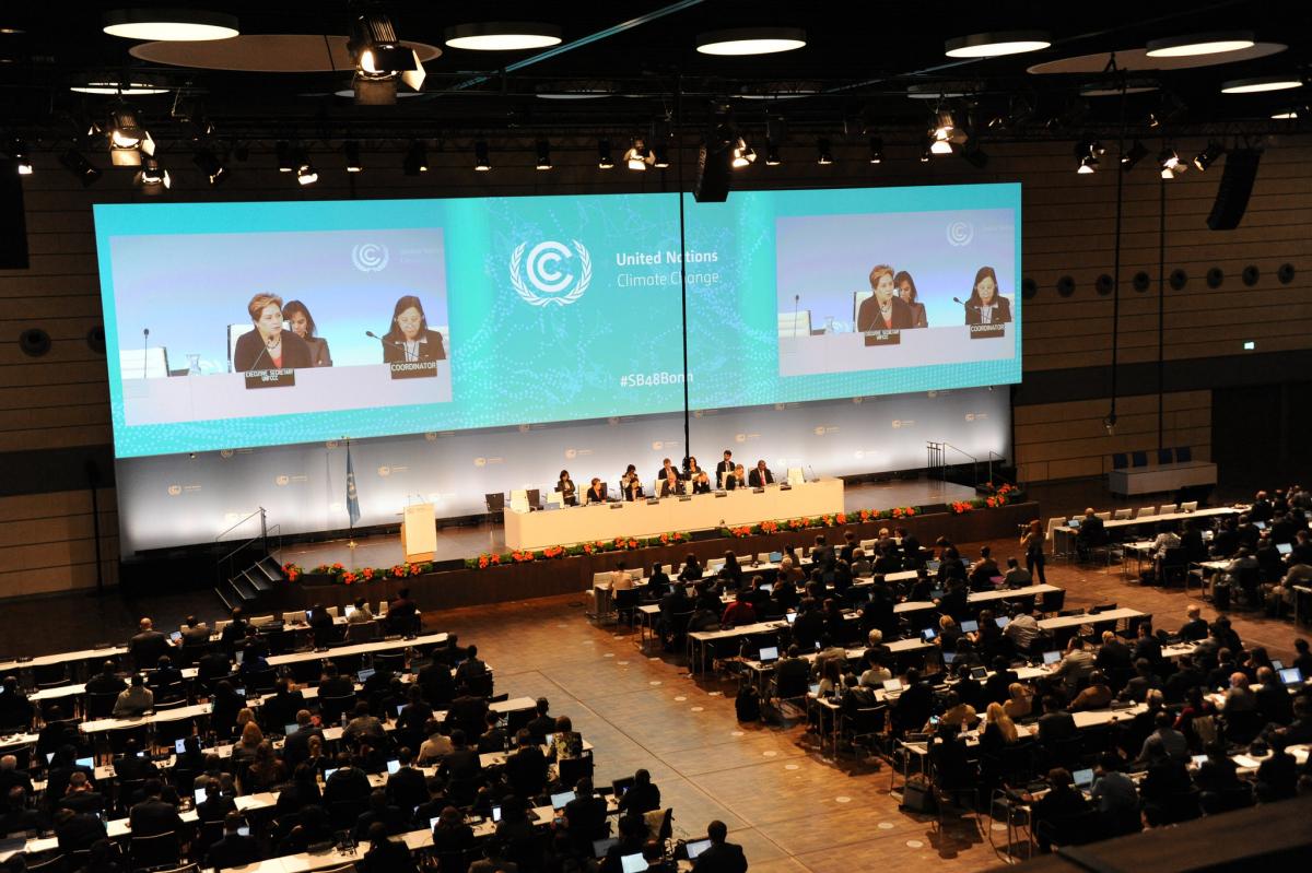 Opening plenary of the UNFCCC climate conference in Bonn. Photo: UNFCCC, 2018.