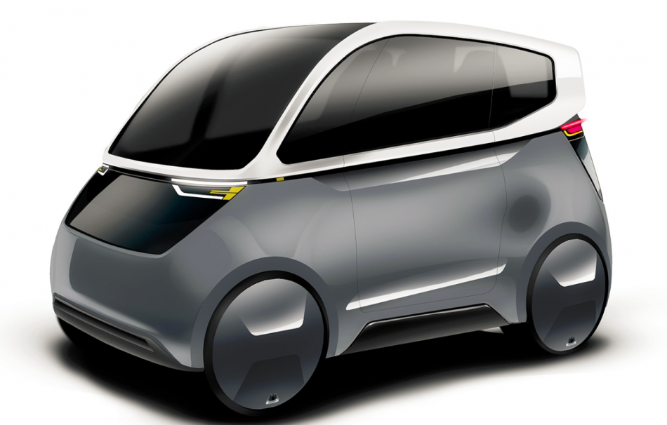 Sven the e-car, developed by company Share2Drive from Aachen, Germany. Photo: Share2Drive.