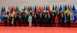 Group photo of the 2016 G20 summit in Hangzhou, China. Source - European Union 2017.