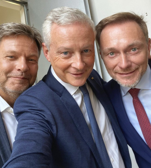 "The Franco-German friendship in action" Source: X / Bruno Le Maire 