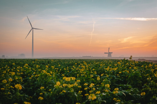 Old and new windmills in the Netherlands. Credit: Tim van der Kuip unsplash Old and new windmills in the Netherlands. Credit: Tim van der Kuip unsplash