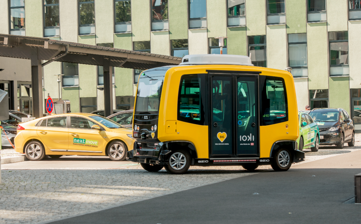 Autonomous vehicle tested by Berlin's public transport company BVG. Photo: EUREF AG / Christian Kruppa Photo shows autonomous vehicle tested by Berlin's public transport company BVG. Photo: EUREF AG / Christian Kruppa