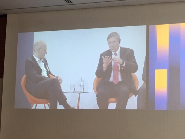 President for ExxonMobile Europe, Philippe Ducom, talks at Handelsblatt conference. Photo: Sven Egenter