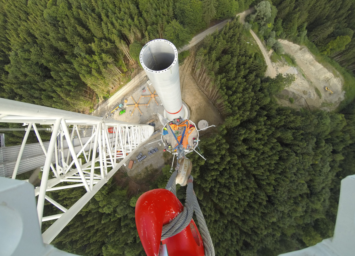 Building many more onshore wind turbines in the next decade to electrify all sectors with renewable power, is at the heart of Germany's energy transition and climate policy. Photo: BWE/© Markus Pfeiffer.