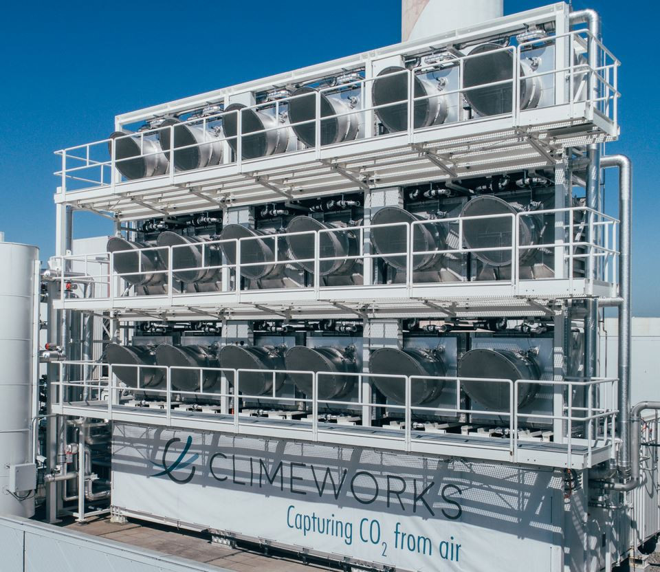 Climeworks CO2 capture plant. Photo: Climeworks