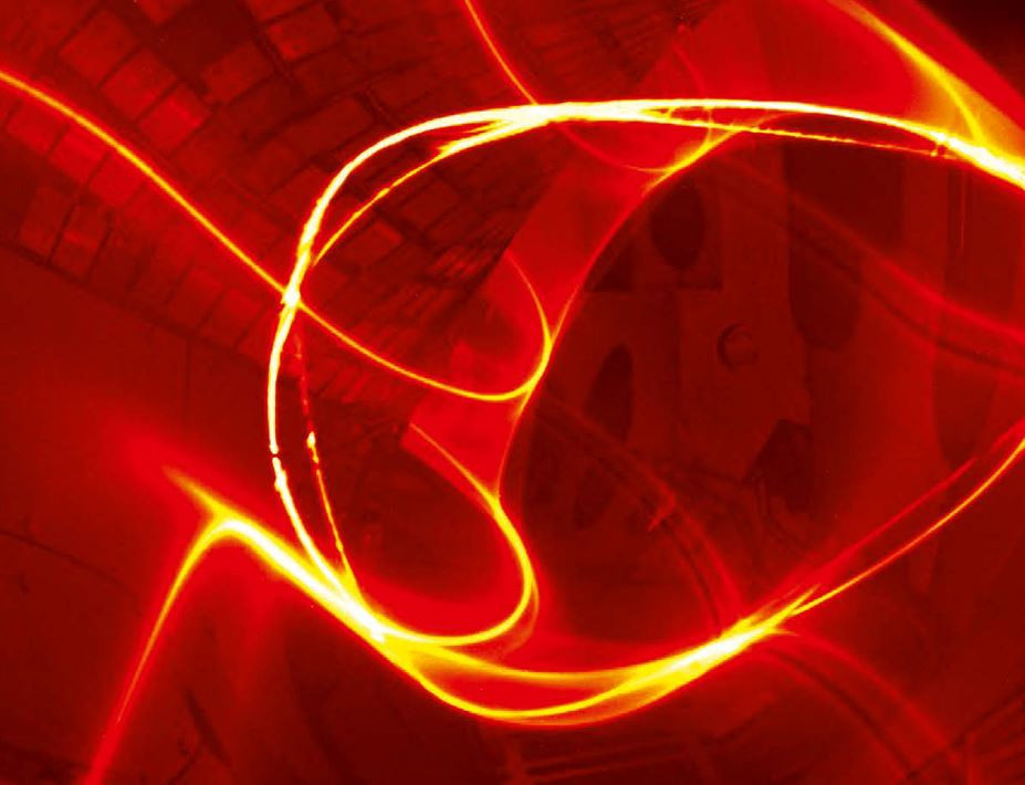 Plasma in a fusion reactor. Image by BMBF
