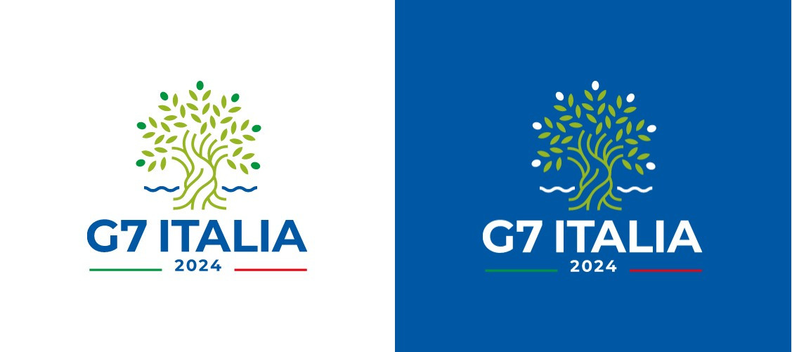 Image shows 2024 Italian G7 presidency logo. Image: Italian government.