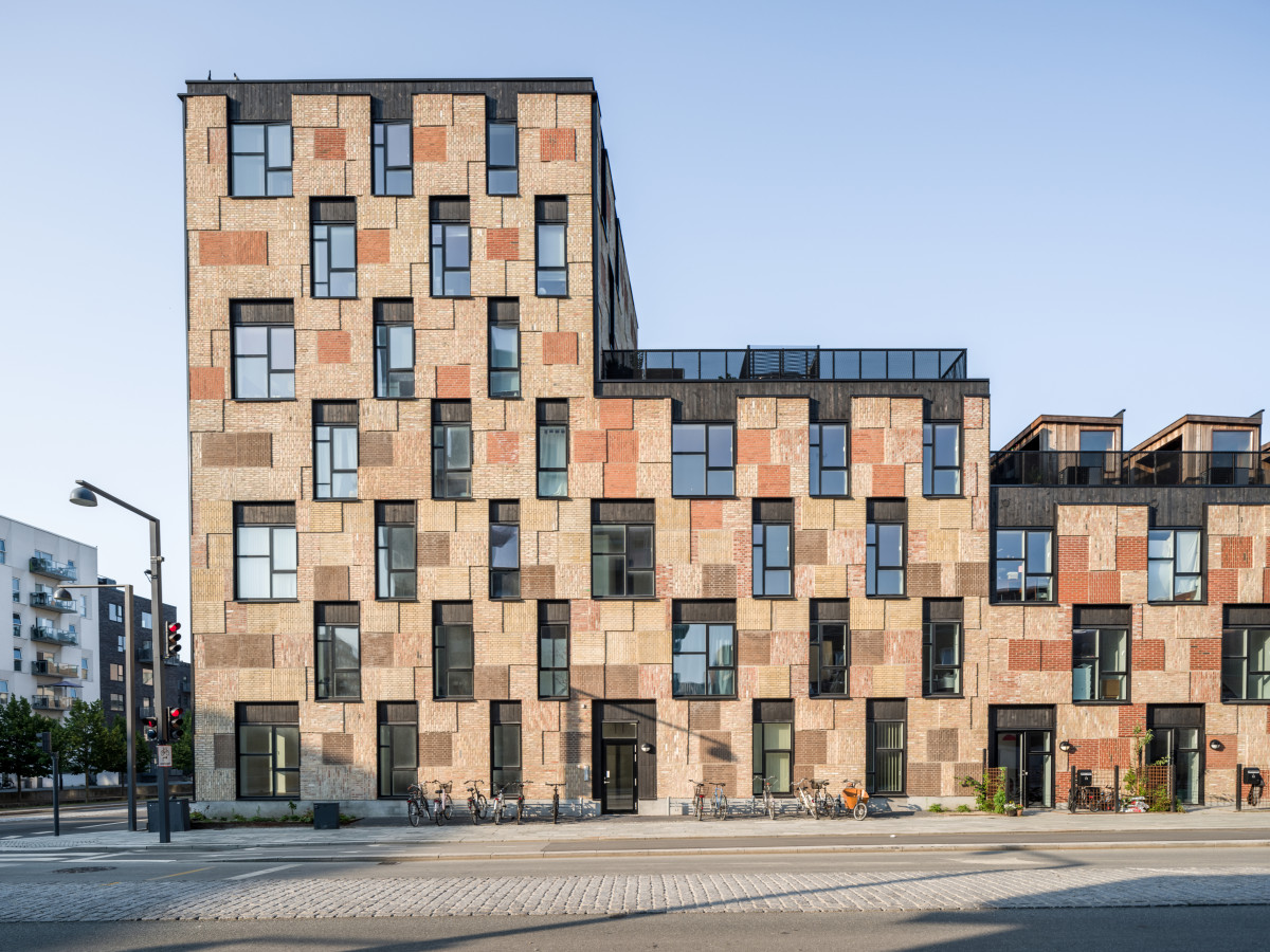 The Ressource Rows in Copenhagen are built with reused brick facades from abandoned structures.