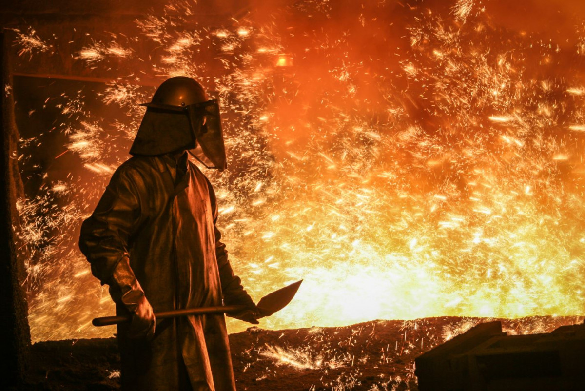 Even industries like steelmaking use start-up technology to lower emissions. Picture Salzgitter