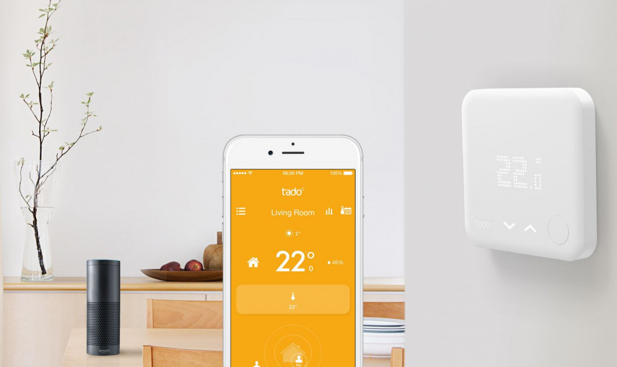 Tado's heating technology can be controlled using Amazon's Echo and other voice interfaces. Photo: tado