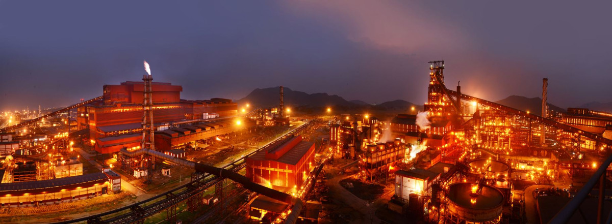 Tata Steel plant in  Kalinganagar. Image by Tata Steel