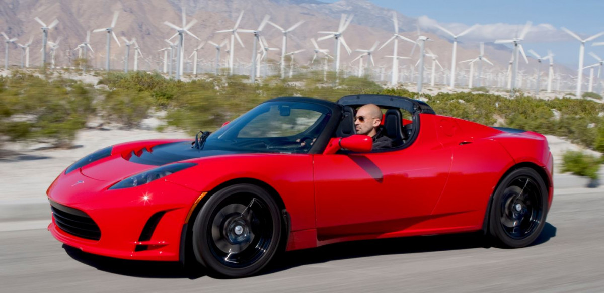 The Tesla Roadster. Image Wikipedia