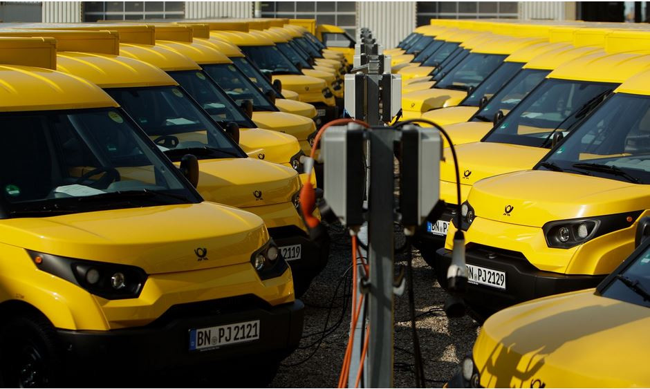 Deutsche Post DHL made their own electric delivery van - the Streetscooter. Image by DHL